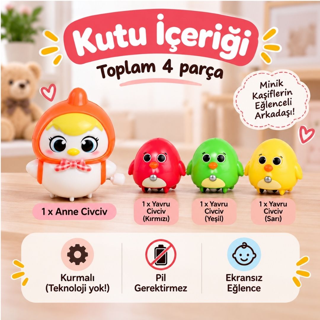 AYMELA Sevimli Civciv Ailesi™